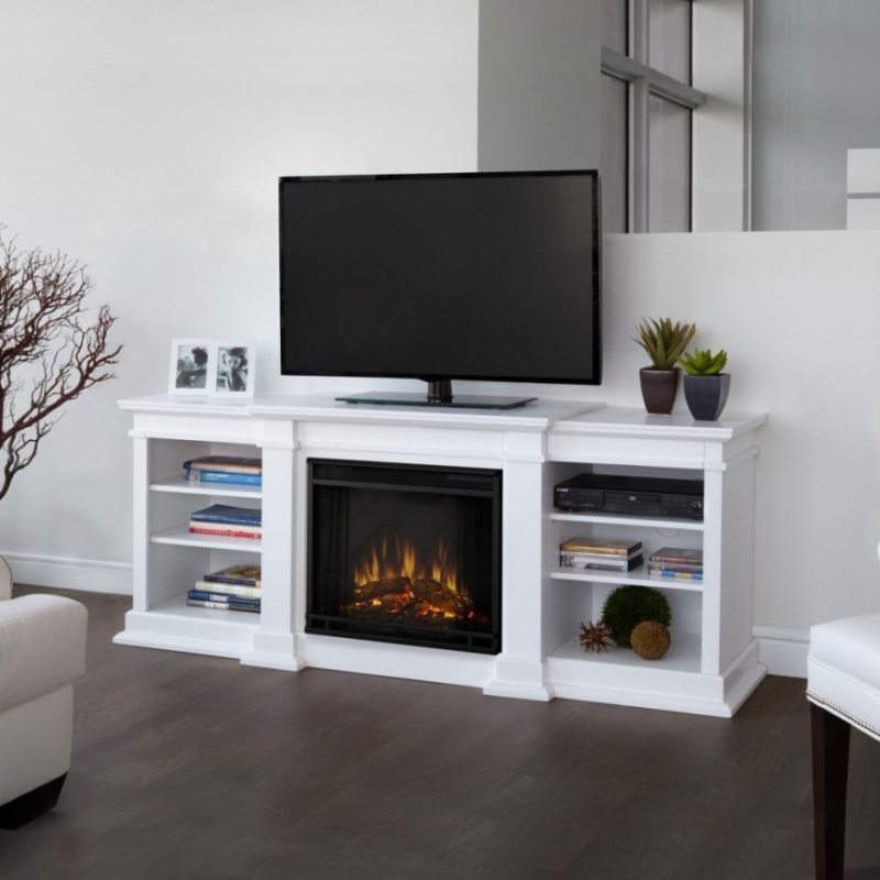 Телевизор в интерьере гостиной - 71 фото вариантов расположения и сочетаний  с элементами декора